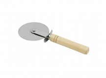 Cutit pizza cu maner din lemn, 22x9 cm