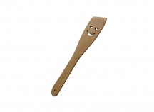 Spatula din lemn gravat smiley