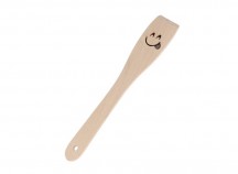 Spatula din lemn pt bucatarie, Smiley, 30 cm