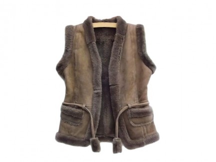Vesta dama din blana de oaie - 1