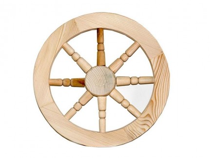 Roata decorativ lemn - mare