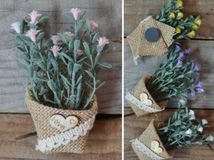 Magnet de frigider - flori art 2