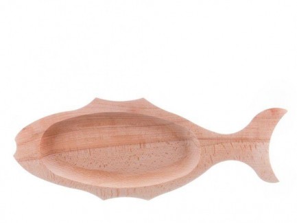 Platou lemn forma de peste 2
