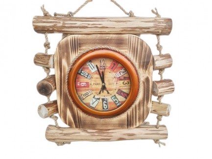 Ceas rustic lemn - model 332
