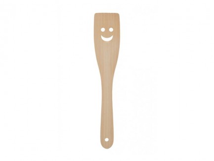 Spatula lemn - smiley 2
