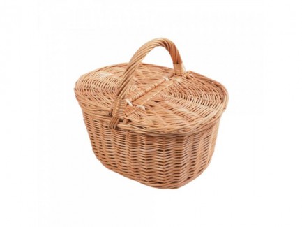 Cos picnic din rachita copii, 34x27x33 cm