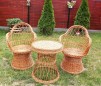 Mobila de gradina din rachita - clasic simplu