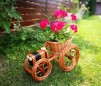 Suport flori din rachita  - tractor