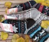 Sosete imblaniti cu stopper anti-alunecare - femei