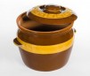 Vas lut rotundmare glazurat - 7 L
