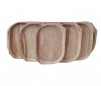 Set platou lemn 6 piese - 347