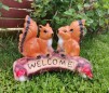 Veverite Welcome decor gradina