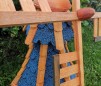 Moara de vant rotativ din lemn decor gradina