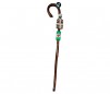 Baston haios, lemn, maro inchis, 92 cm