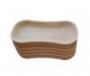 Set 6 farfurii de lemn de fag, 