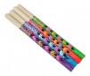 Fluier sculptat din lemn diverse culori, 31cm