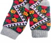 Sosete din lana floral