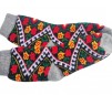 Sosete din lana floral