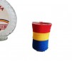 Sticla Romania cu doua pahare de tuica 