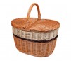 Cos picnic modern din rachita, 42x28cm